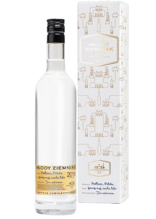 Butelka Młody Ziemniak 2019 0,7L – polska wódka premium z młodych ziemniaków, o wyjątkowym, wytrawnym smaku