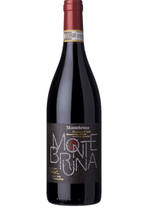 Butelka Montebruna Barbera D’Asti 0,75L – włoskie czerwone wino z regionu Piemonte o korzennym, owocowym smaku
