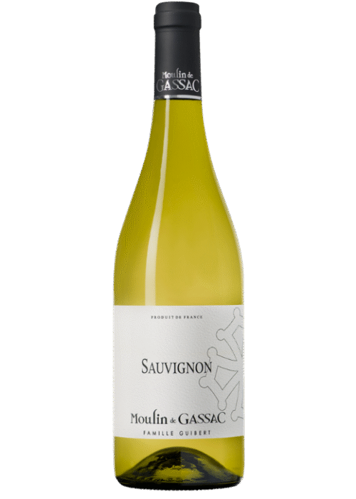 Butelka Moulin De Gassac Sauvignon Blanc 0,75L – francuskie białe wino z Languedoc o cytrusowym, tropikalnym smaku