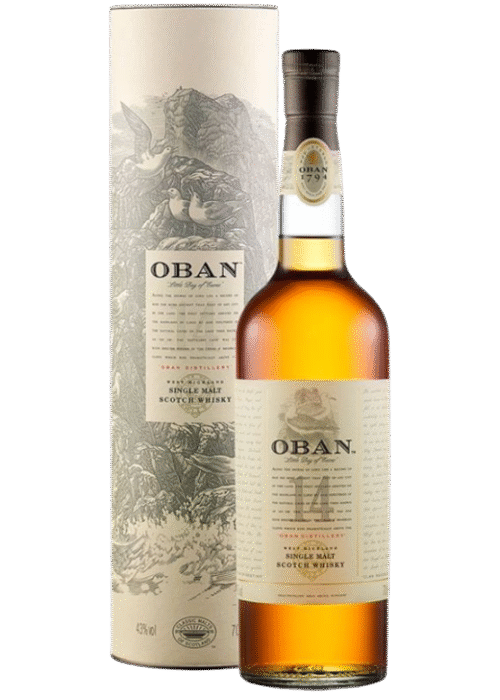 Oban 14 Yo 0,7L 43% – klasyczna whisky single malt z nadmorskiego regionu Szkocji