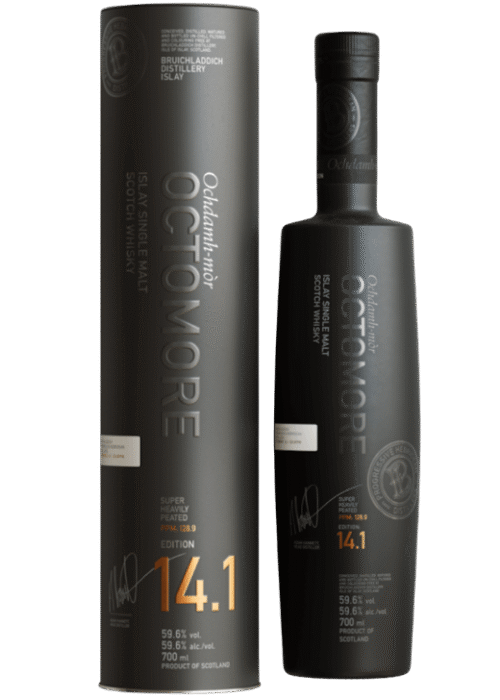 Octomore 14.1 0,7L 59,6% – ekstremalnie torfowa whisky z Islay