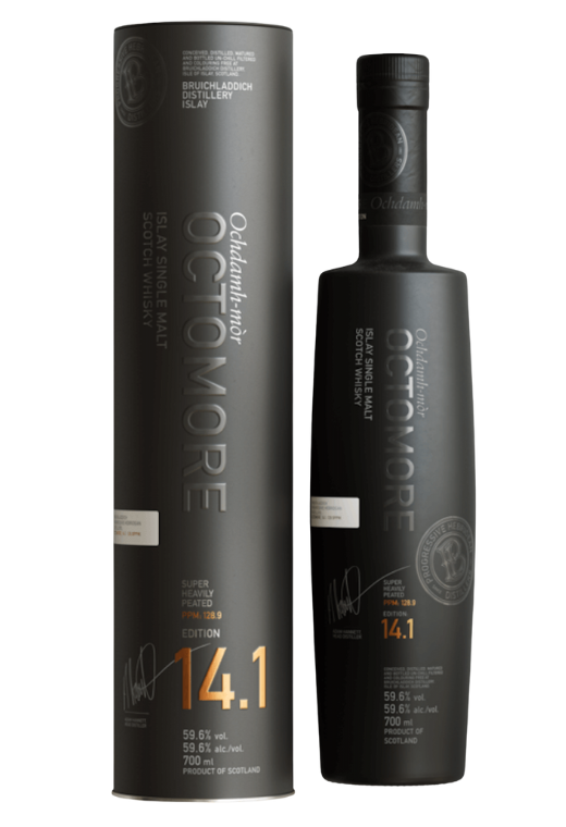 Octomore 14.1 0,7L 59,6% – ekstremalnie torfowa whisky z Islay