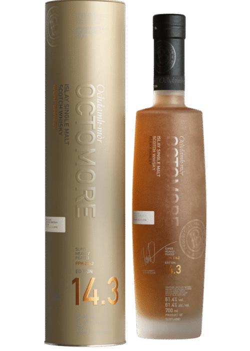 Octomore 14.3 0,7L 61,4% – ekstremalnie torfowa whisky z Islay