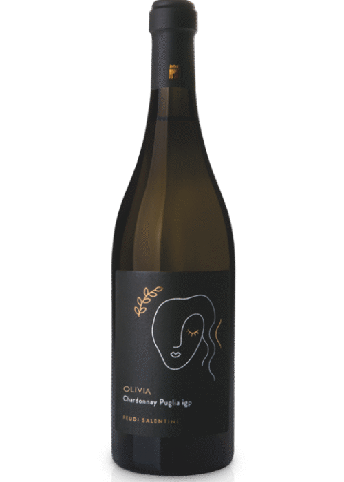 Butelka Olivia Chardonnay Puglia 0,75L – wytrawne białe wino z Apulii o cytrusowo-kwiatowym aromacie