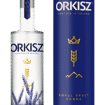 Butelka Orkisz Wódka 0,7L w eleganckiej tubie – ekskluzywna polska wódka z orkiszu o wyrafinowanym aromacie i smaku