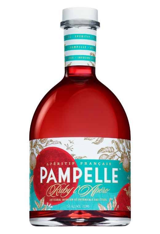 Butelka Pampelle Grapefruit 0,7L 15% – orzeźwiający aperitif na bazie grejpfruta z Korsyki.