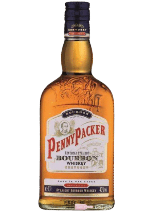 Butelka PennyPacker Bourbon Straight Whiskey 40% 0,7L – bourbon z Kentucky o drewnianym, naturalnym i dębowym aromacie oraz delikatnym, łagodnym i gładkim smaku