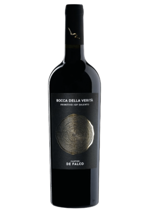 Butelka Primitivo Bocca D.Verita Salento 0,75L – wytrawne czerwone wino z regionu Salento o delikatnym, korzennym i owocowym aromacie