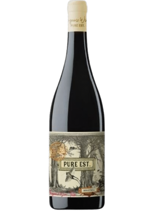 Butelka Pure Est Organic Monastrell 0,75L – wytrawne czerwone wino organiczne z regionu Jumilla o delikatnym, korzennym i owocowym aromacie