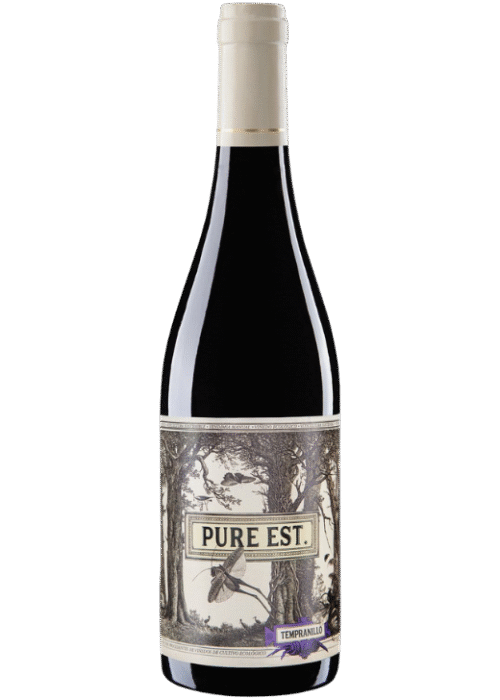 Butelka Pure Est Organic Tempranillo 0,75L – organiczne wytrawne czerwone wino z regionu Rioja o delikatnym korzennym i owocowym aromacie