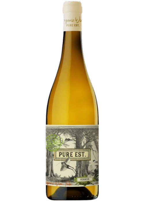 Butelka Pure Est Organic Verdejo 0,75L – wytrawne białe wino organiczne z regionu Rueda o cytrusowo-tropikalnym aromacie