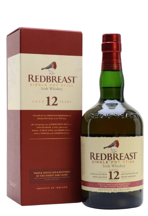 Redbreast 12Yo 40% 0,7L – klasyczna irlandzka whiskey single pot still