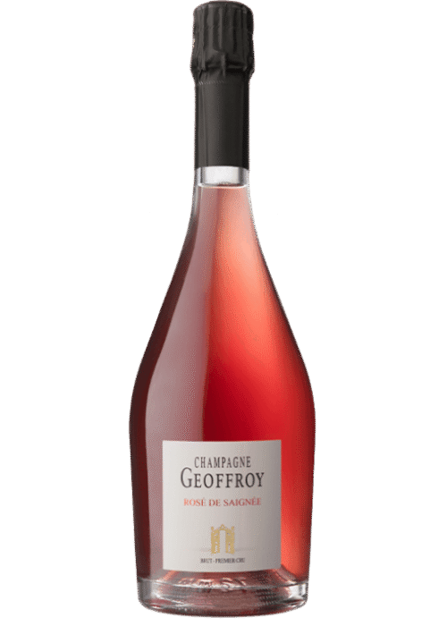 Butelka Rene Geoffroy Rosé De Saignée Brut Magnum 1,5L – różowe szampańskie wino musujące o wyrazistym aromacie owoców, kwiatów i róż