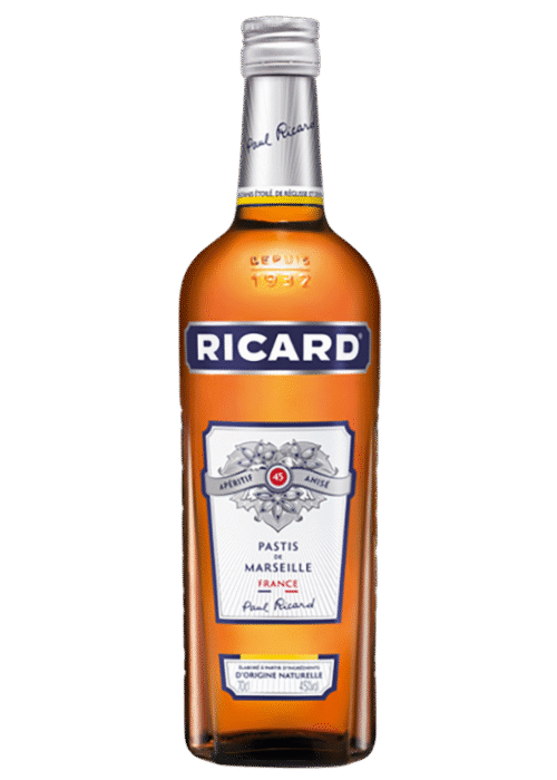 Butelka Ricard Aperitif 0,7L – klasyczny francuski aperitif o intensywnym anyżowym smaku