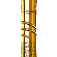 Butelka Roberto Cavalli Vodka Gold 1L – luksusowa włoska wódka premium z eleganckim złotym wykończeniem