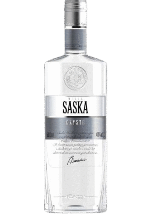 Butelka Saska Czysta 0,5L – polska wódka o delikatnym i wytrawnym profilu