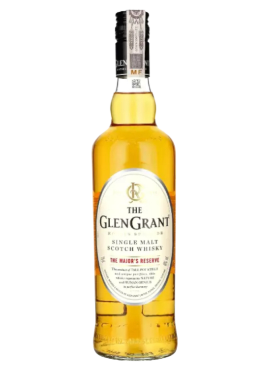 Glen Grant The Major’s Reserve 40% 0.7L – szkocka whisky single malt z regionu Speyside o owocowo-kwiatowym aromacie i zrównoważonym smaku