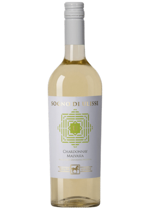 Butelka Sogno Di Ulisse Chardonnay Malvasia 0,75L – włoskie białe wytrawne wino z regionu Abruzja o aromacie cytrusów i kwiatów