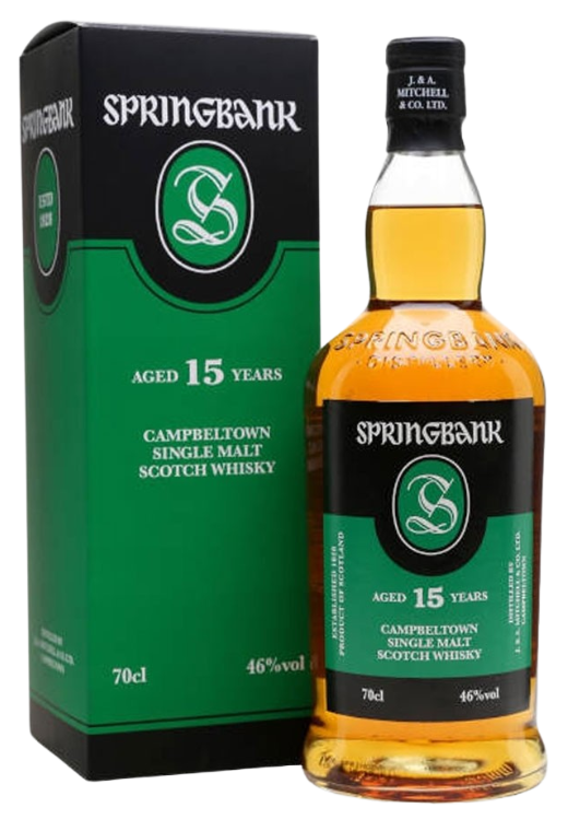 Springbank 15Yo 0.7L 46% – szkocka whisky single malt z Islay o dębowo-owocowym aromacie i złożonym, pikantnym finiszu