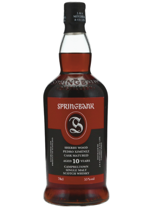 Springbank Amontillado 10Yo 0.7L 55% – szkocka whisky single malt dojrzewająca w beczkach po sherry Amontillado, o czekoladowo-miodowym aromacie i dębowo-korzennym smaku