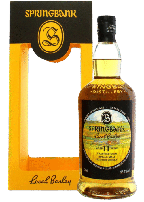 Springbank Local Barley 13Yo 0.7L 54.1% – limitowana szkocka whisky single malt z Campbeltown, dojrzewająca z wykorzystaniem lokalnego jęczmienia, o kwiatowo-owocowym profilu i długim, wytrawnym finiszu