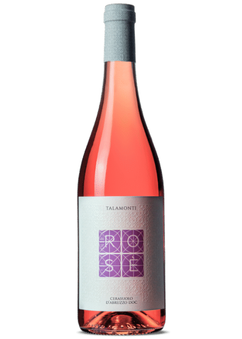 Butelka Talamonti Rose Montepulciano D’abruzzo Cerasuolo 0,75L – wytrawne różowe wino z regionu Abruzja