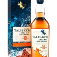 Talisker 10Yo 0.7L 45.8% – szkocka whisky single malt z wyspy Skye o torfowym, owocowym smaku i intensywnym finiszu