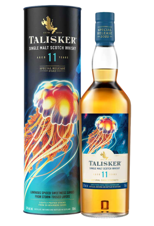 Talisker 11Yo 55.1% 0.7L – limitowana szkocka whisky single malt z wyspy Skye, o dymnym, czekoladowo-przyprawowym charakterze