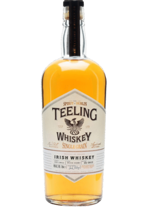 Teeling Single Grain Irish Whiskey 0,7L w eleganckiej tubie – irlandzka whiskey typu single grain dojrzewająca w beczkach po winie