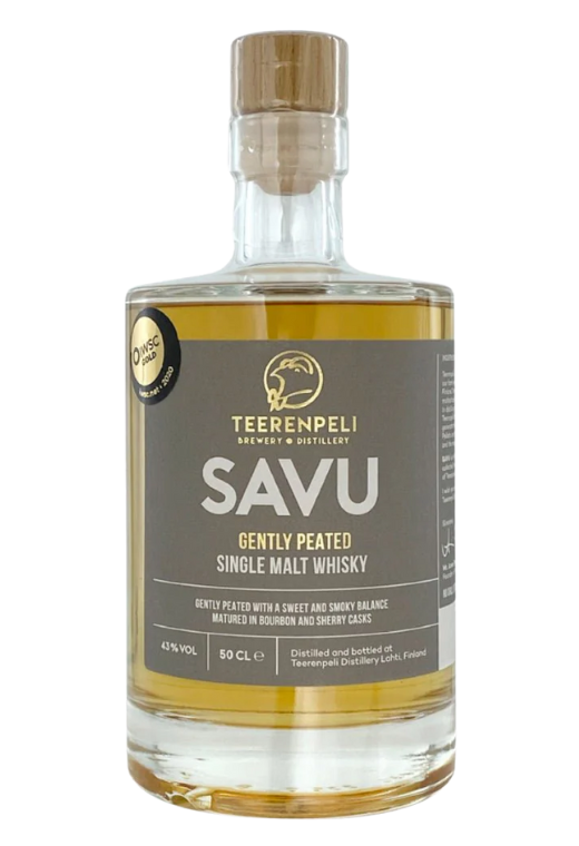 Teerenpeli Savu Single Malt Whisky 43% 0.5L – fińska whisky single malt o dymnym, torfowym charakterze i długim, wytrawnym finiszu