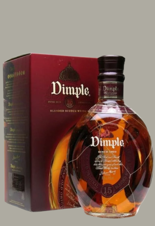 The Dimple 0.7L 40% – szkocka whisky blended z regionu Speyside o ciepłym, owocowo-korzennym smaku i średnim, wytrawnym finiszu