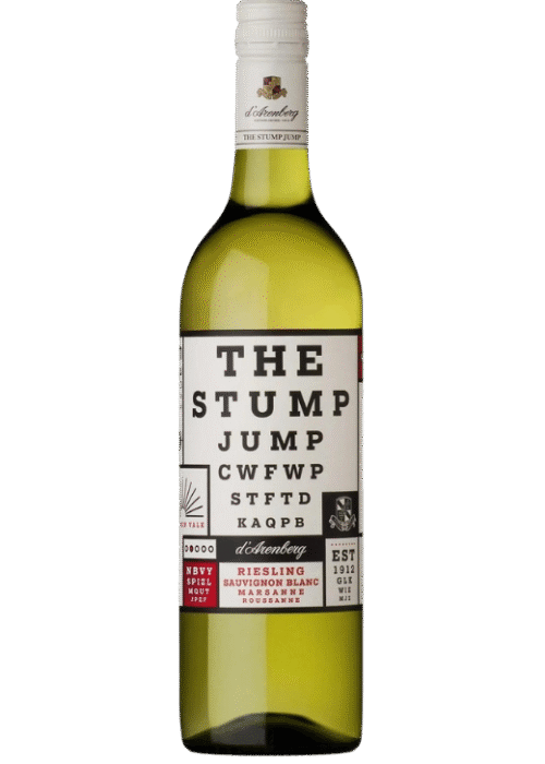 Butelka The Stump Jump White 0,75L – australijskie białe wino z Wzgórz Adelaide o aromacie cytrusów, owoców i tropikalnych akcentów
