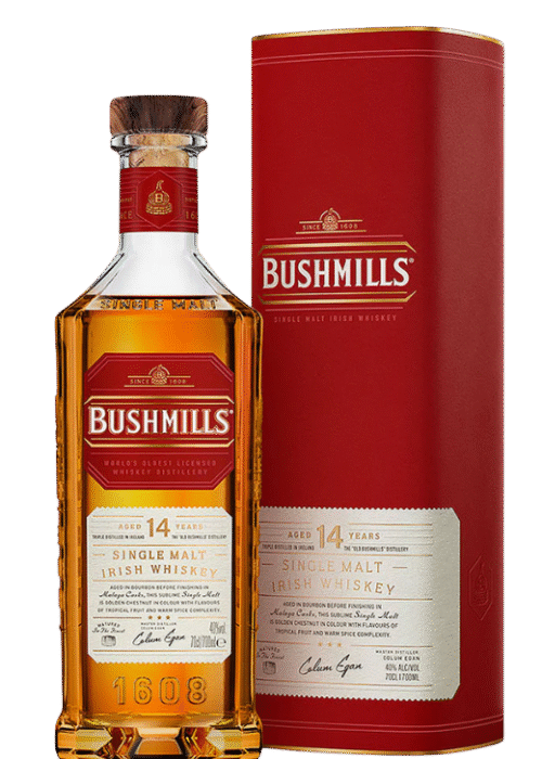 Bushmills 14Yo Malaga Cask Finish 40% 0,7L