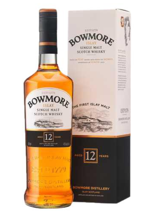 Bowmore 12 YO 40% 0,7L – Klasyczna Torfowa Whisky z Islay