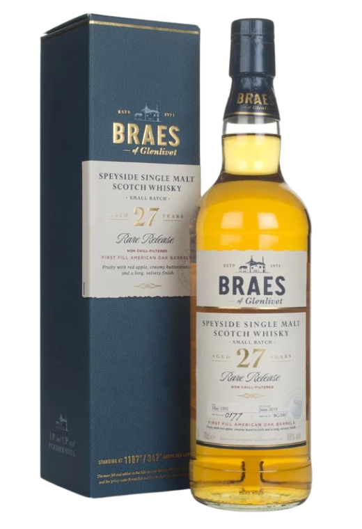 Braes Of Glenlivet 27YO 0,7L 48% – Rzadka i Ekskluzywna Whisky z Speyside