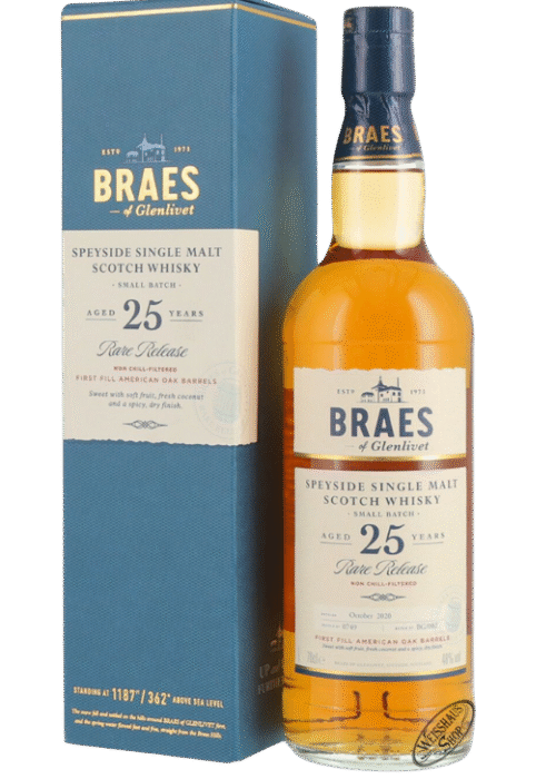 Braes Of Glenlivet 25YO 0,7L 48% – Dojrzała Elegancja z Speyside