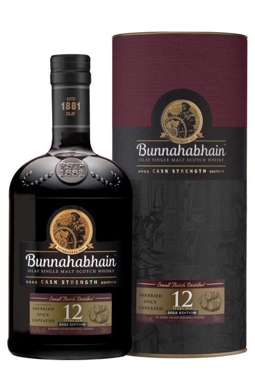 Bunnahabhain 12 Y.O. Cask Strength Islay Single Malt 56,6% 0,7L – Pełna Moc Wyspy Islay