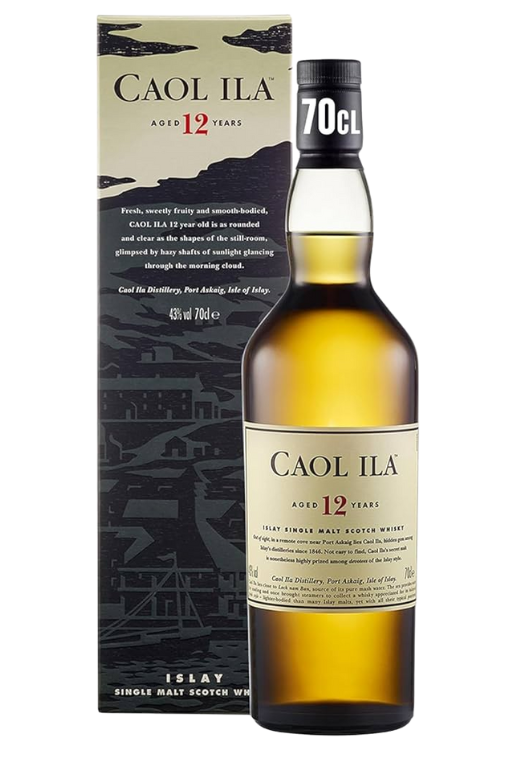 Caol Ila 12 YO 43% – Klasyczna Whisky z Islay o Dymnym Charakterze