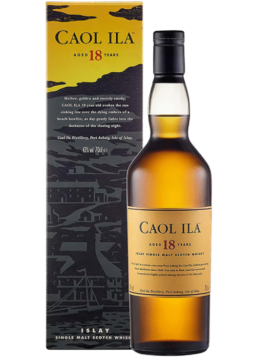 Caol Ila 18 YO 43% 0,7L – Dojrzała Klasyka z Islay