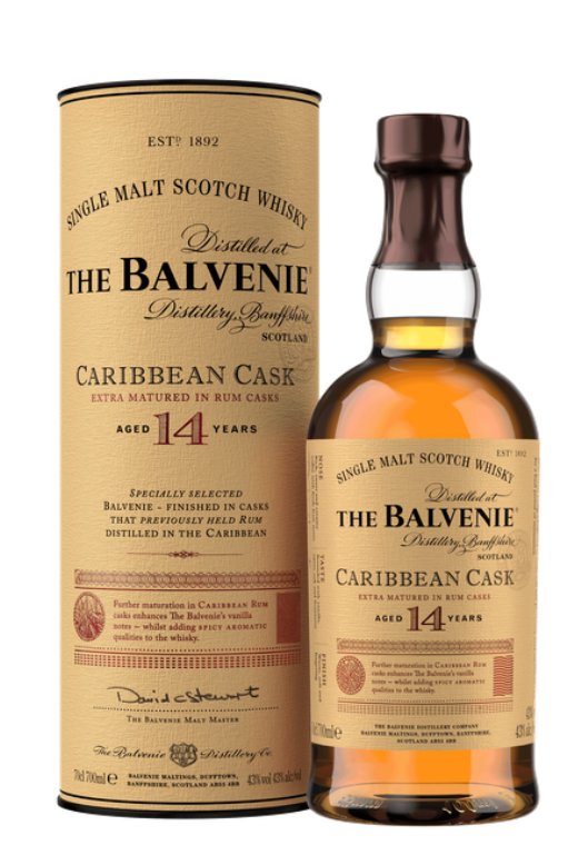 Balvenie 14Yo Carribean Cask Finish 0,7l 43%