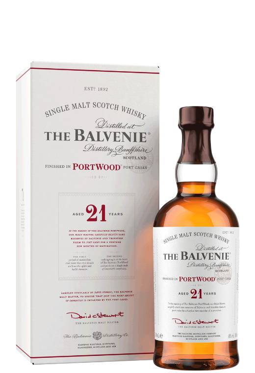 Balvenie 21Yo Port Wood 0,7L 40% – Szkocka Elegancja w Portowym Wydaniu