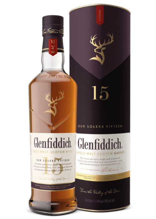 Glenfiddich 15Yo 0,7L 40% + Tuba – Innowacja i Tradycja w Jednym