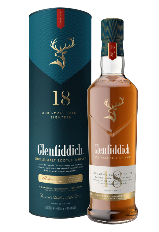 Glenfiddich 18Yo 0,7l 40%+Tuba