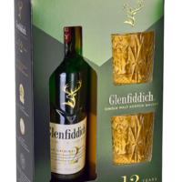 Glenfiddich 12Yo 0.7L+2 Szklanki Szt.