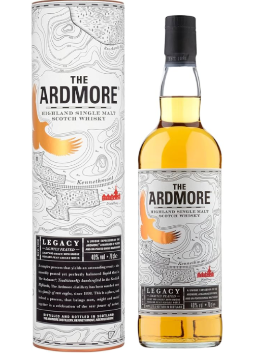 Ardmore Legacy 0,7L 40% – Delikatna Torfowa Whisky z Highland