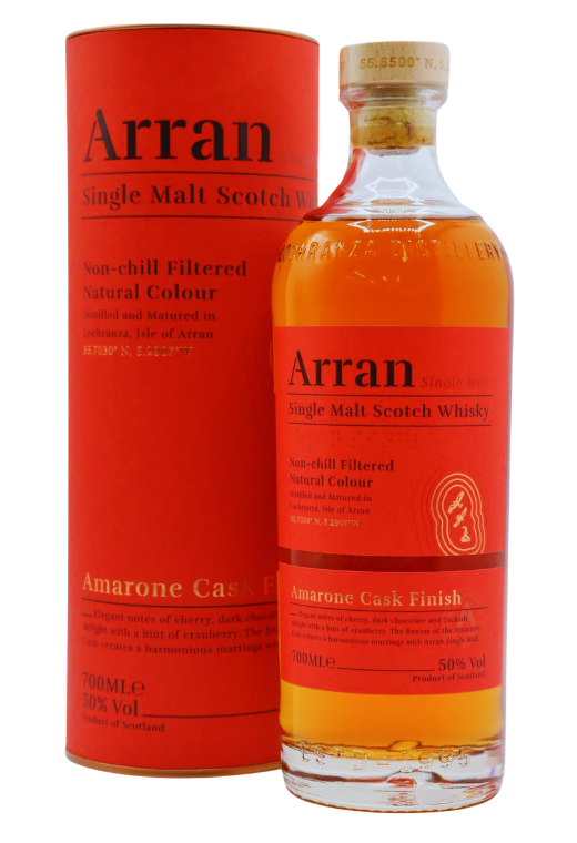 Arran Amarone Finish Whisky 0,7L 50% – Wyjątkowa Kompozycja Szkockiej Whisky i Wina Amarone