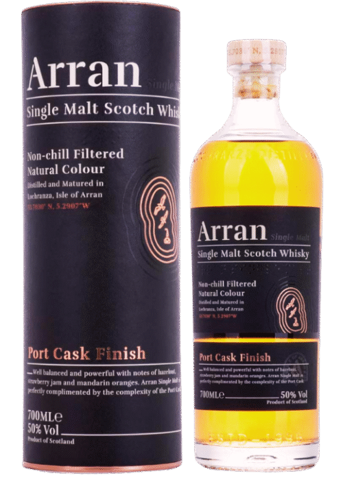 Arran Port Finish Malt 0,7L 50% – Głęboka Owocowość i Korzenna Elegancja