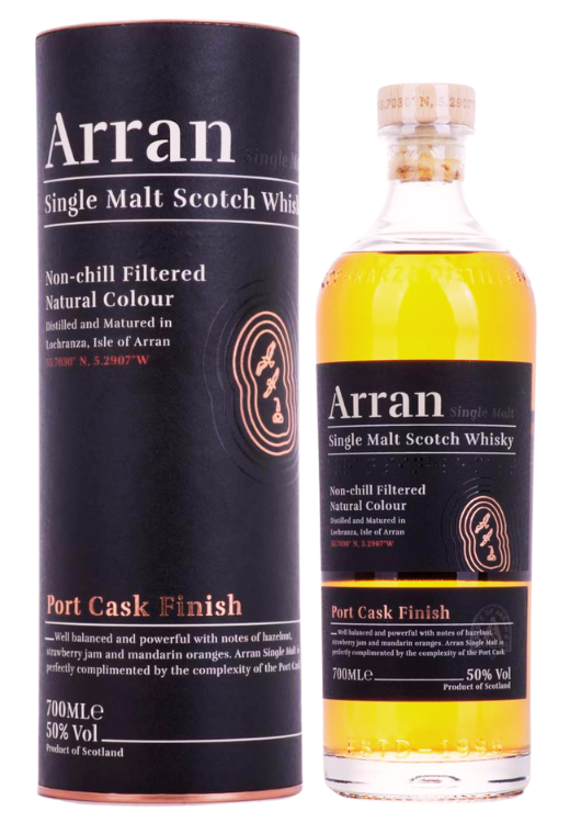 Arran Port Finish Malt 0,7L 50% – Głęboka Owocowość i Korzenna Elegancja