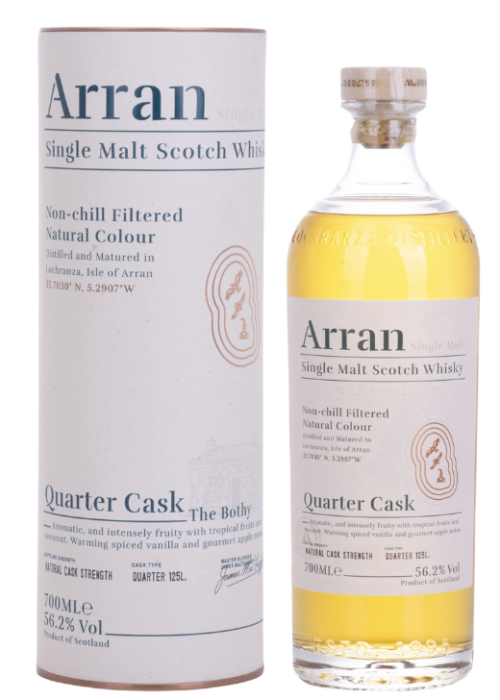 Arran Quarter Cask 56,2% – Pełnia Smaku w Mniejszych Beczkach