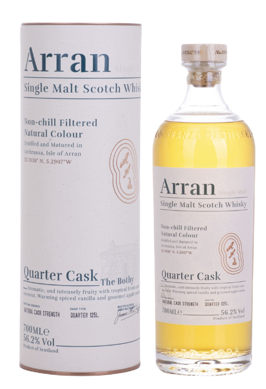 Arran Quarter Cask 56,2% – Pełnia Smaku w Mniejszych Beczkach